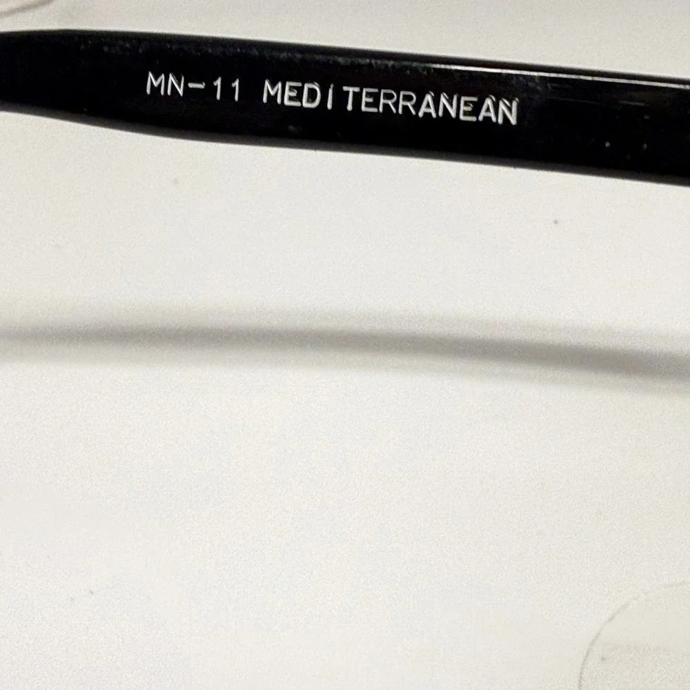 Costa‎ Del Mar Mediterranean MN-11 Black Sunglasses Vintage Japan Made Cat Eye